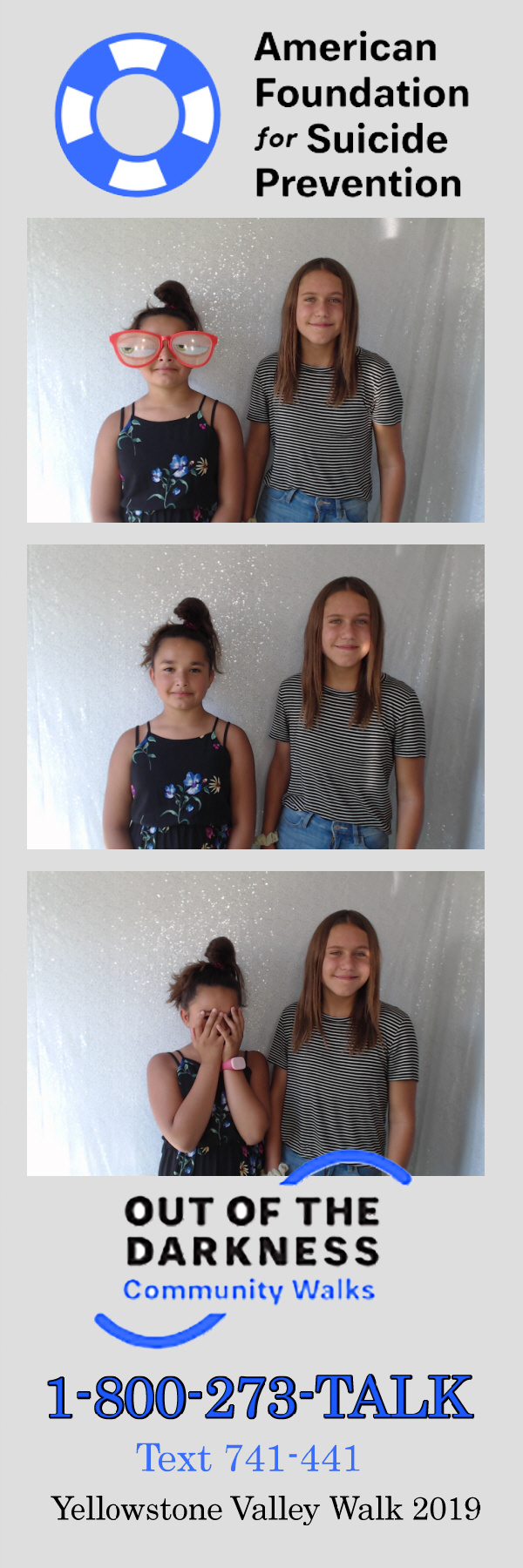 Out of the Darkness Walk 2019 | View more photos from the event at gallery.photoboothbillings.com/u/PhotoBoothBillings/Out-of-the-Darkness-Walk-2019